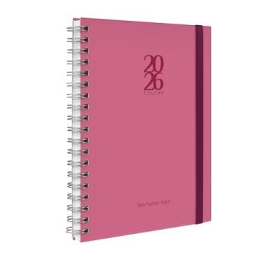Imagem de Agenda Planner Semanal Plus 2026 Personalizada Solid Colors Mauve