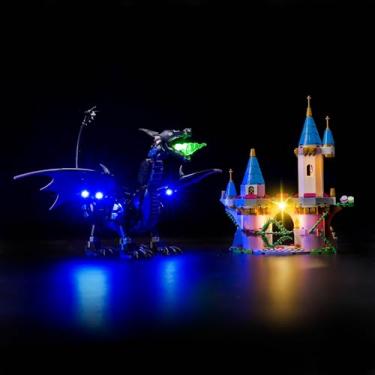 Imagem de Hilighting Upgraded Led Light Kit for Lego Maleficent's Dragon Form Building Set, Compatible with Lego 43240 (Model Not Included)