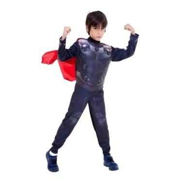 Imagem de Fantasia Thor Luxo Ultimato Infantil - Vingadores Tamanho: P - 2 a 4 Anos