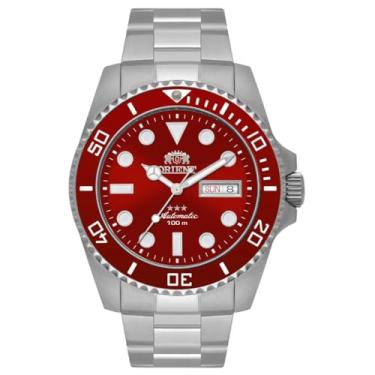 Imagem de Relógio Orient Automático Submariner NH3SS009 W1SX, Relógio Masculino, Vermelho, Aço Inoxidável, 42mm, Resistente à Água 10 ATM
