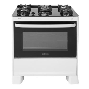 Imagem de Fogão Max Glass 5 Queimadores Branco Bivolt FGVMG510BR Suggar