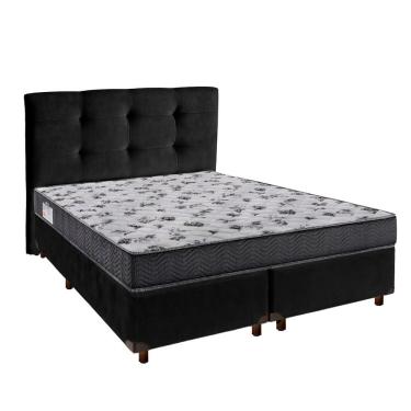 Imagem de Kit Cabeceira + Cama Box + Colchão Casal D33 Iso100 Ortobom