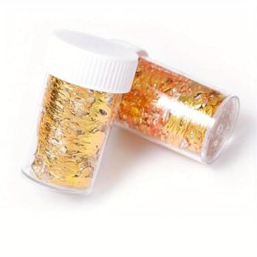 Imagem de 5 pçs adesivo de unha de malha 3D ouro prata fita de linha de rede em unhas adesivo folha de seda decoração arte unhas decalques polonês 4 * 50 cm (03-5 peças)