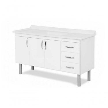 Imagem de Gabinete Cozinha Toquio 144cm Branco - Rorato