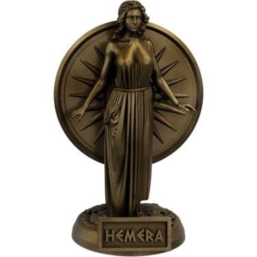 Imagem de Estátua Hemera - Deusa Grega - Personificação do Dia (Cor Ouro Velho)