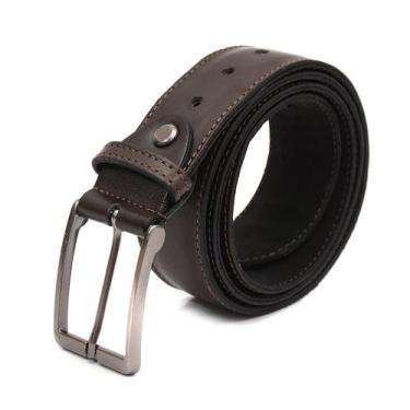 Imagem de Cinto Masculino Couro Legítimo Social Extra Macio Premium Largo - WALL