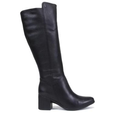 Imagem de Bota Montaria Cano Alto Bottero 346903 Feminina em couro, 34, Preto