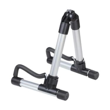 Imagem de harayaa Suporte para ukulele Suporte para ukulele dobrável, suporte compacto para instrumentos musicais, suporte para guitarra elétrica para violoncelos,