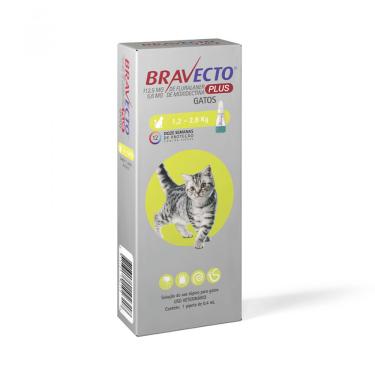 Imagem de Anti Pulgas Plus para Gatos de Até 2,5kg Bravecto