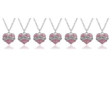 Imagem de Colar Best Friends Amigas Folheado Níquel - 7 Pçs - Milena Folheados