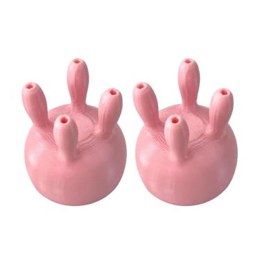 Imagem de Pacote com 2 tampas de garrafa de leite de úbere de vaca, desenhos engraçados, tampas de caixa de leite para cozinha e uso doméstico