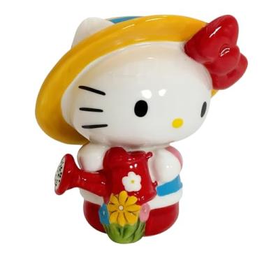 Imagem de Blue Sky Clayworks Estatueta de jardim Hello Kitty, acessórios para casa e cozinha, cerâmica, 24486