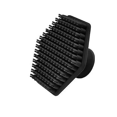 Imagem de Esfregador facial de silicone – Escova de limpeza facial suave para limpeza profunda da pele, leve e portátil para banho, viagens – preto