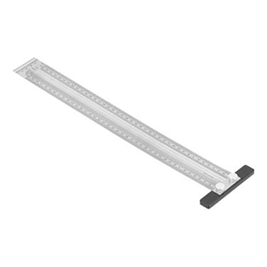 Imagem de aqxreight Regras T para Rabiscar Madeira Marcação de Precisão Posicionamento Régua T para Escrita Em Madeira Design de Decoração de Medição200mm Relação da Régua Precisão IDENTIFICÁVEL Desenho