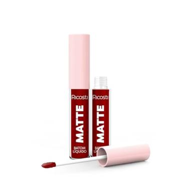 Imagem de RICOSTI Batom Líquido Matte Vermelho Intenso, 4ML