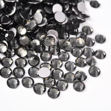 Imagem de 1500 peças de strass de 1,5 mm para arte de unhas, cola brilhante em pedras preciosas para capa de telefone DIY, fabricação de joias, artesanato - mistura de várias cores (cinza)