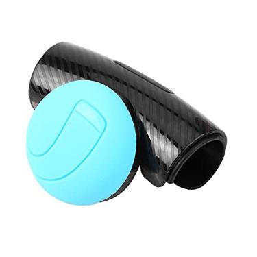 Imagem de Luqeeg Botão Giratório do Volante, Fácil Manuseio, Impulsionador de Bola para Direção Suave, Auxílio de Estacionamento, Estilo Elegante, Cabe Em Todos Os Veículos (Azul)