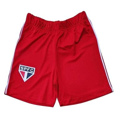Imagem de Shorts São Paulo Infantil Juvenil Vermelho Oficial