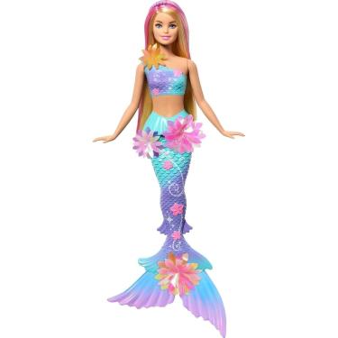 Imagem de Boneca Barbie Sereia Flores Mágicas - Mattel 