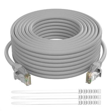 Imagem de Cabo Ethernet Adoreen Cat 6 30 pés/9 m cinza de alta velocidade