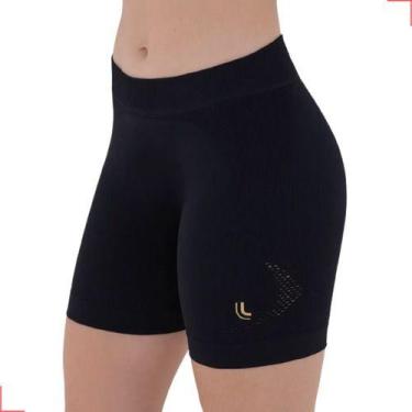 Imagem de Short Feminino Lupo Sport Fitness AF Attack Sem Costura, Preto, GG