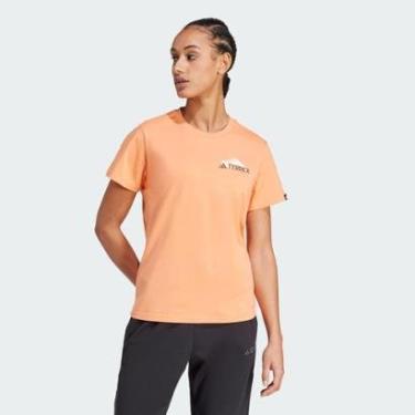 Imagem de Camiseta Adidas W Tx Back Gfx T Feminina-Feminino
