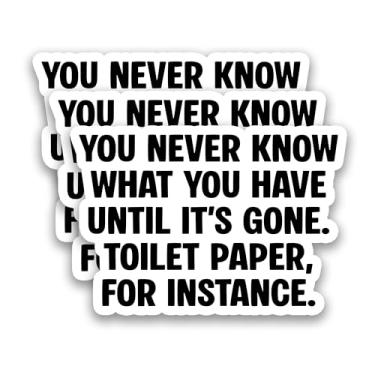 Imagem de Adesivos de emoção 03 (You Never Know What You Have Until It's Gone. Papel higiênico, por exemplo.)