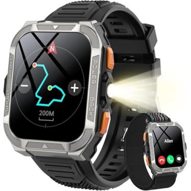 Imagem de Smartwatch Masculino com GPS e Bússola | Chamadas Bluetooth, +100 Modos, Tela HD 1.91” | Bateria de Longa Duração | Compatível iPhone e Android