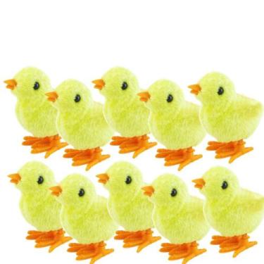 Imagem de Kit 20 Pintinho Amarelinho Corda Brinquedo Pelúcia Infantil - Str Stor