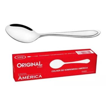 Imagem de Cj De 12 Colheres Sobremesa América Talheres Original Line