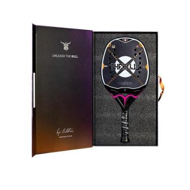 Imagem de Raquete de Beach Tennis Heroes The Bull Com Tratamento Carbono 12k-Unissex