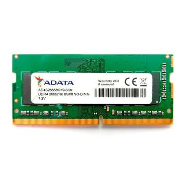 Imagem de Memória RAM Para Notebook Adata XPG, 8GB, 2666MHz, DDR4, CL19, Verde - AD4S26668G19-SGN-Unissex