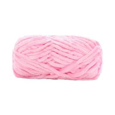 Imagem de Fio De Lã De Veludo Super Macio 100g Material De Tricô Grosso Para Cha