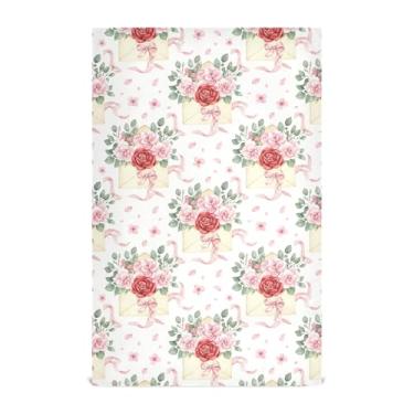 Imagem de Burbuja Love Letters Toalhas de cozinha 1 pacote, panos de prato absorventes reutilizáveis de microfibra para secagem e limpeza, 45 x 71 cm