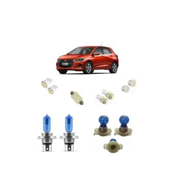 Imagem de Kit Lâmpadas Onix Plus Ltz Lt 2020 2021 Super Brancas H4 H16