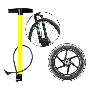 Imagem de Bomba de Ar de Encher Pneu Bike Moto Bicicleta Carro Carrinho Calibrar