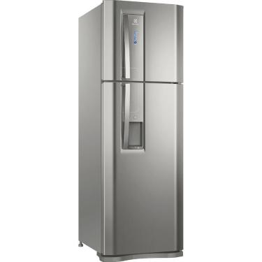 Imagem de Geladeira Frost Free Electrolux Top Freezer 382L com Dispenser de Água (TW42S) Prata -110v