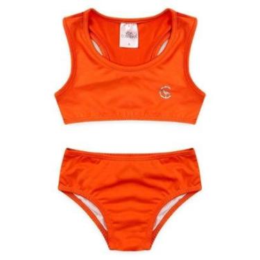 Imagem de Conjunto Infantil Cropped UV 50+ Nadador Feminino-Feminino