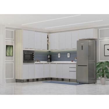 Imagem de Cozinha Modulada Completa 10 Pecas com Tampo Art Luciane Moveis