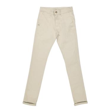 Imagem de Calça de Sarja Infantil Menino Ogochi Bege com Bolso Atrás-Masculino