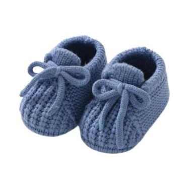 Imagem de Meias De Bebê Para Meninas E Meninos, Meias Tricotadas À Mão Para Recé