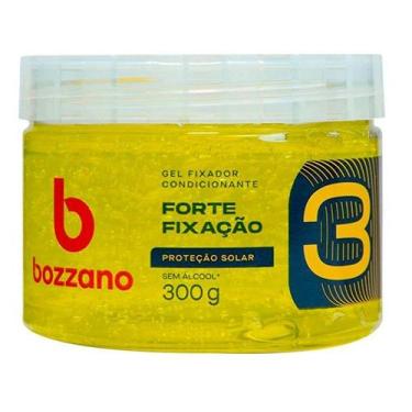 Imagem de Gel Bozzano Condicionante Fixação Forte com Proteção Solar 300g, 300g