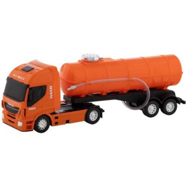 Imagem de Carreta de Brinquedo Caminhão Tanque que pode Encher de Água Roda Livr