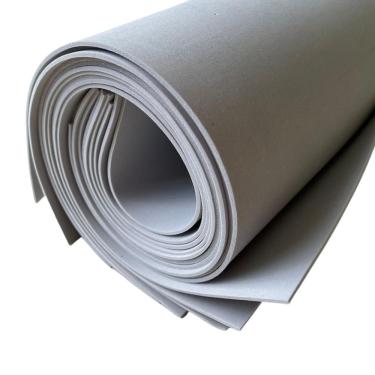 Imagem de Placa Placas de Eva 40x60 E.V.A. 40cm X 60cm X 1 e 5mm Cinza Kit com 10 Folhas para Art...