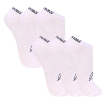 Imagem de Kit 6 Pares De Meias Mormaii Cano Curto Masculina Básica Lisa, G 38-43