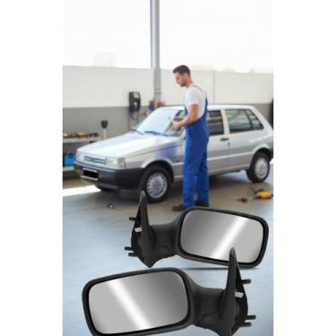 Imagem de Retrovisores Fiat Uno 4 Portas 01-05 Preto - Par - Congratulations Sto