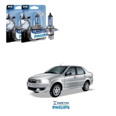 Imagem de Lâmpadas Farol Fiat Siena Philips H4 BlueVision
