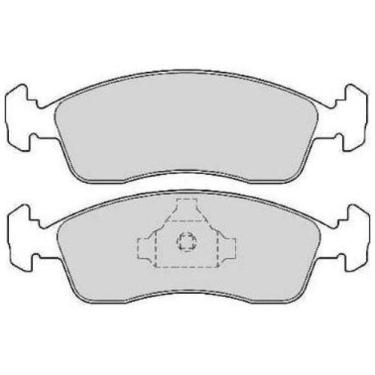 Imagem de Pastilha de Freio Dianteiro Fiat Uno 2011 a 2023 TEC PADS
