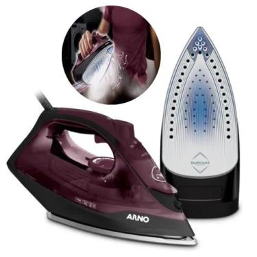 Imagem de Ferro de Passar Roupa a Vapor Arno Ultragliss Vinho e Preto - 110V, 11