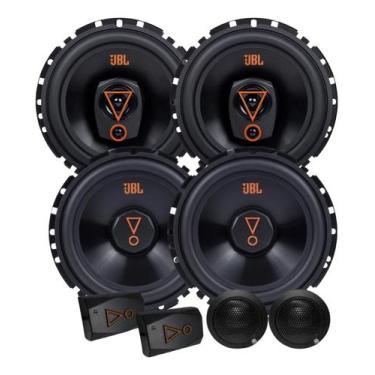 Imagem de Kit 2 Vias 6  JBL 62VMS80 160W + Par Alto Falantes 6  Triaxiais JBL 6T